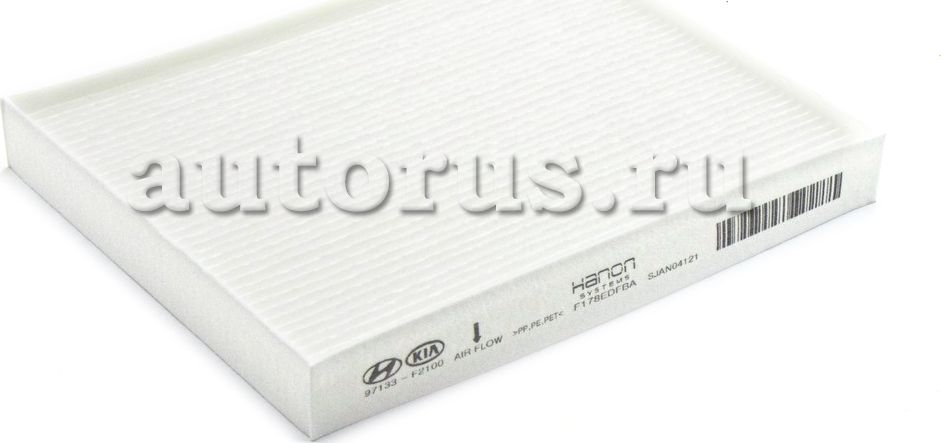 Салонный фильтр Hyundai / KIA. Артикул 97133F2100