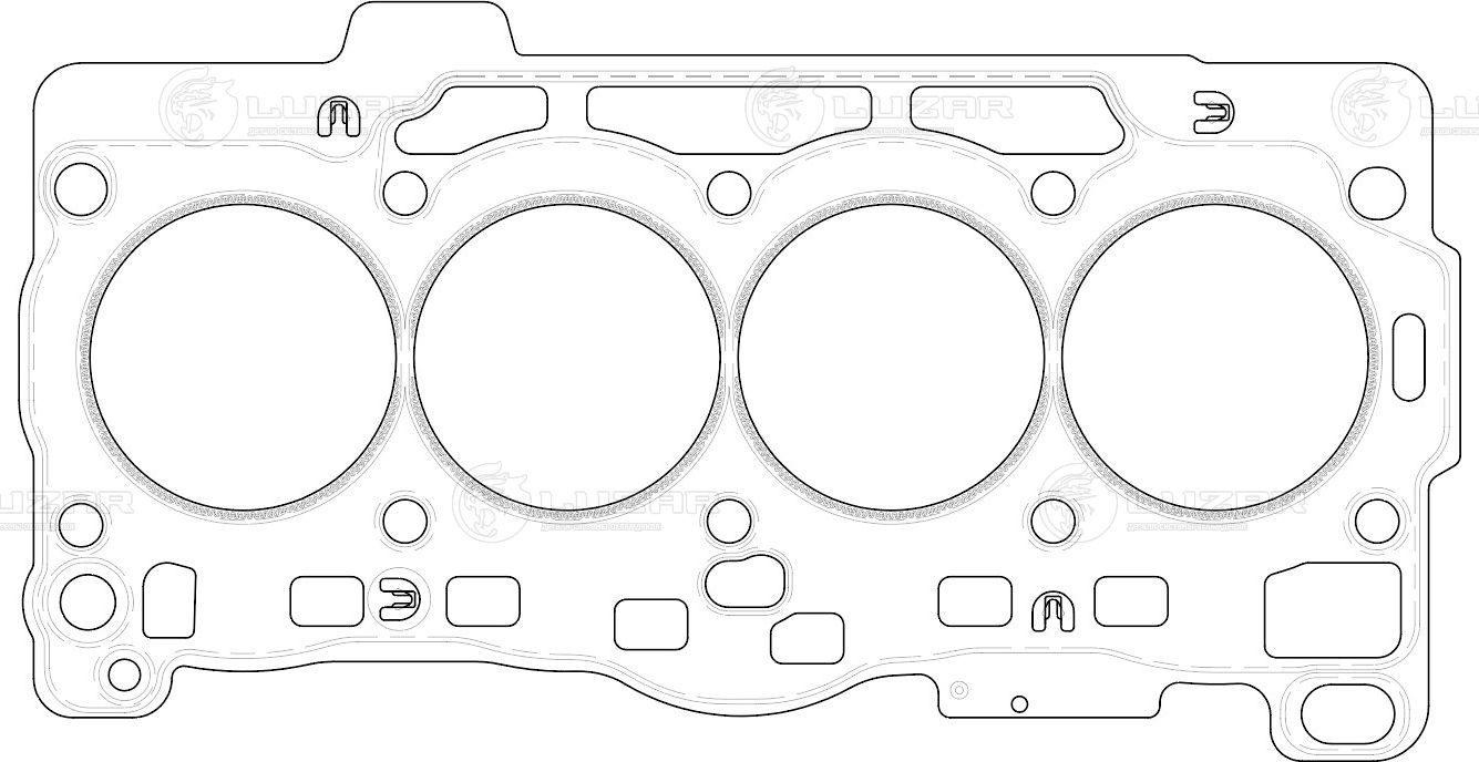 Прокладка ГБЦ Luzar. Артикул LES 11806