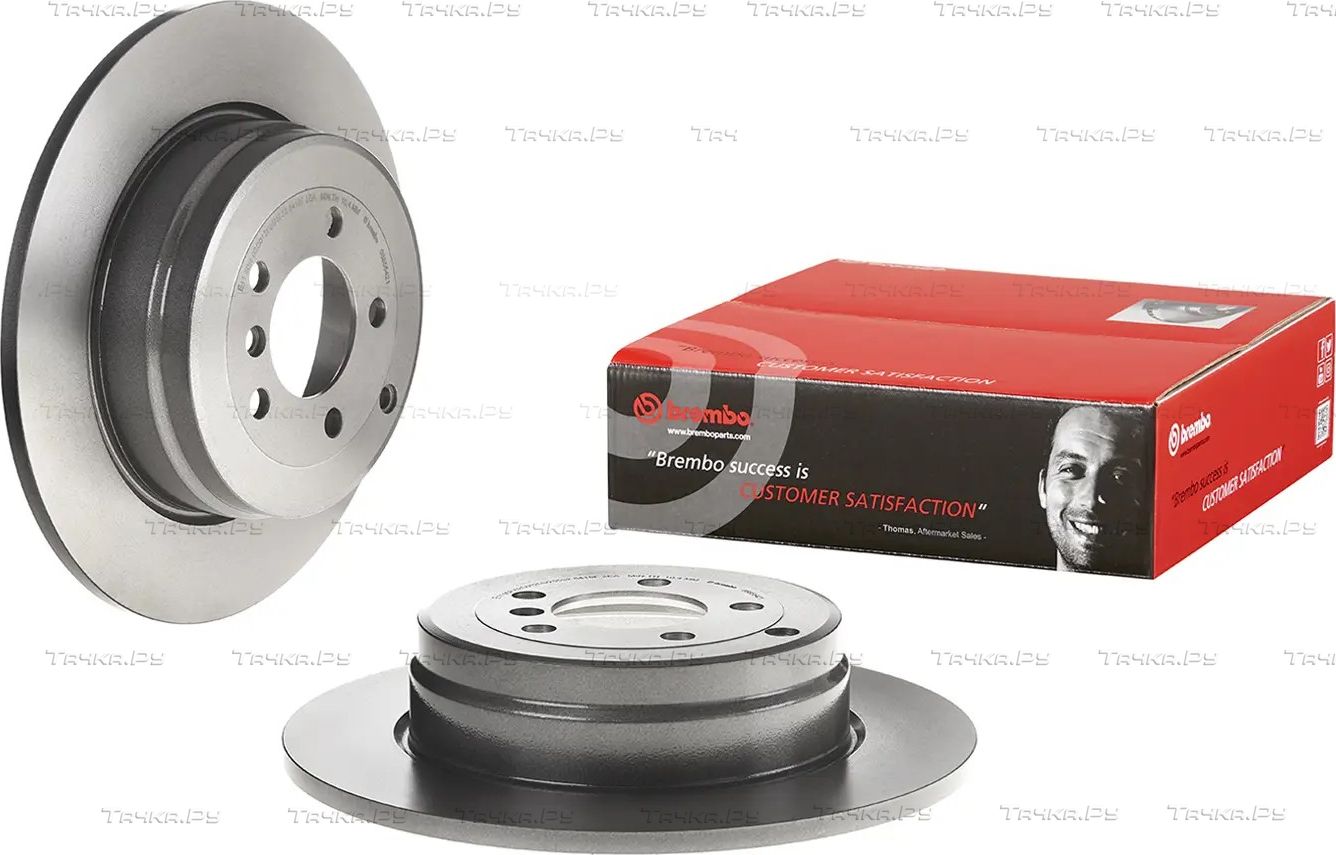 Тормозной диск Brembo UV Coated задний для Land Rover Range Rover III 2002-2012. Артикул 08.8554.21