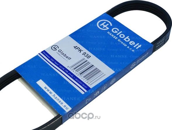 Ремень поликлиновой KIA (Globelt). Артикул 4PK938