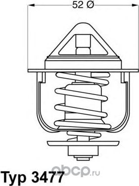 Термостат (Wahler). Артикул 347788D