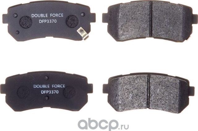 Колодки тормозные дисковые (Double Force) Double Force. Артикул DFP3370