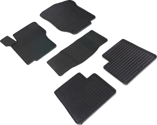 Коврики резиновые Seintex с узором сетка для салона Mercedes-Benz M-Класс (ML) W164 2005-2011. Артикул 00896