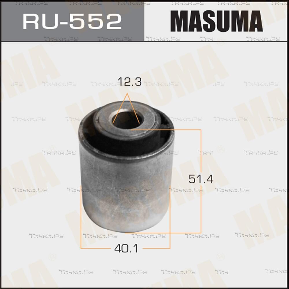 Сайлентблок заднего рычага подвески Masuma. Артикул RU-552