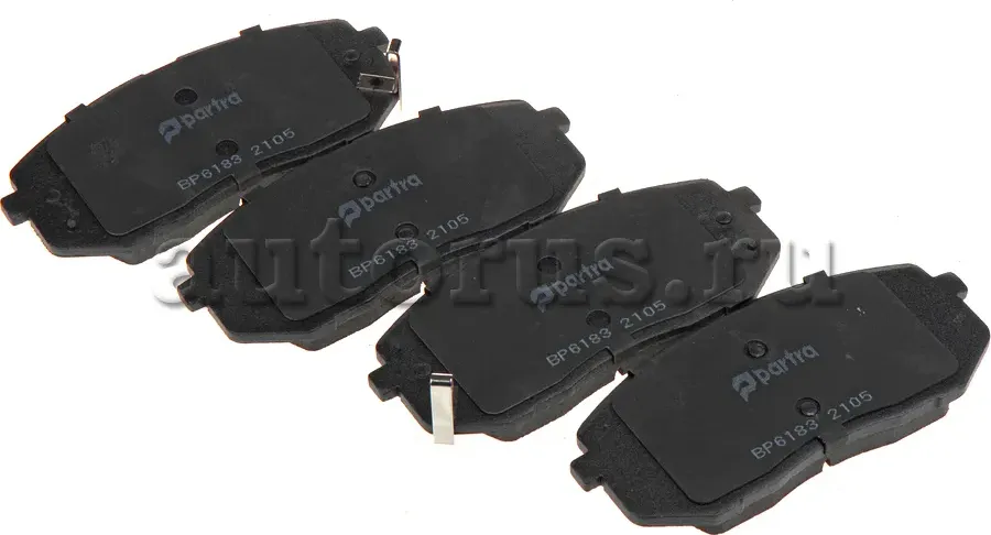 Колодки тормозные дисковые | перед прав/лев | (Partra) Partra. Артикул BP6183