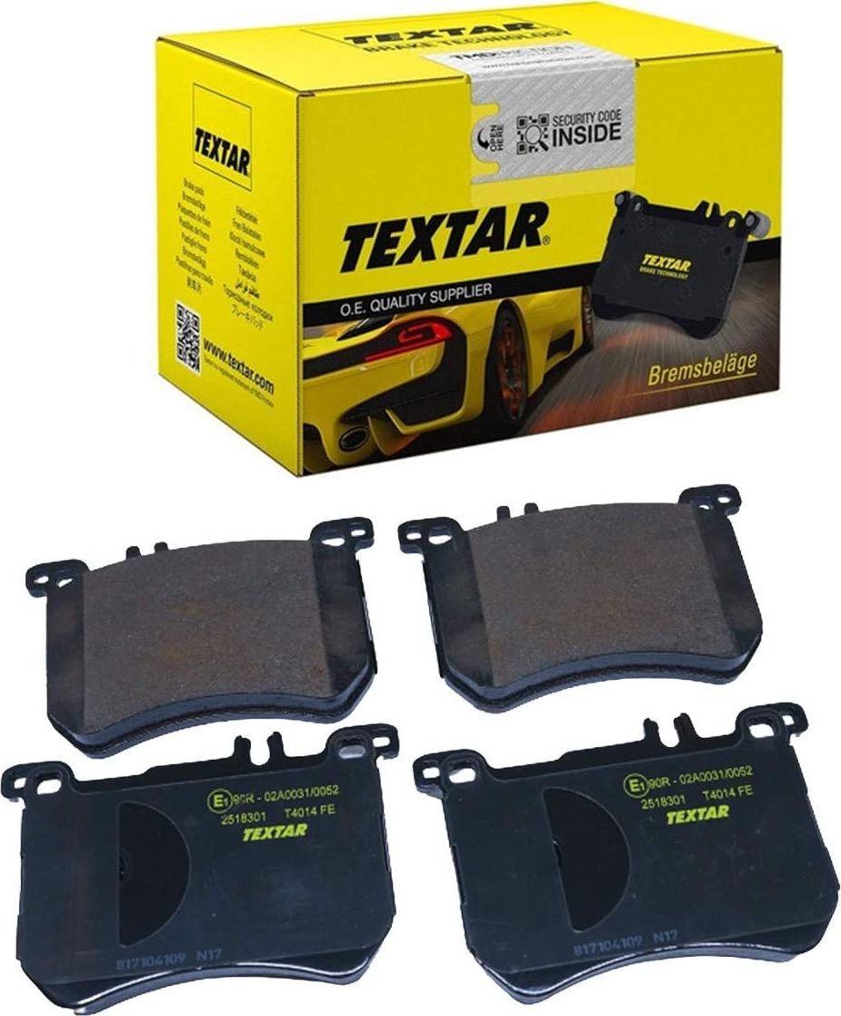 Тормозные колодки Textar Q+. Артикул 2518301