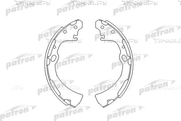 Тормозные колодки Patron. Артикул PSP282