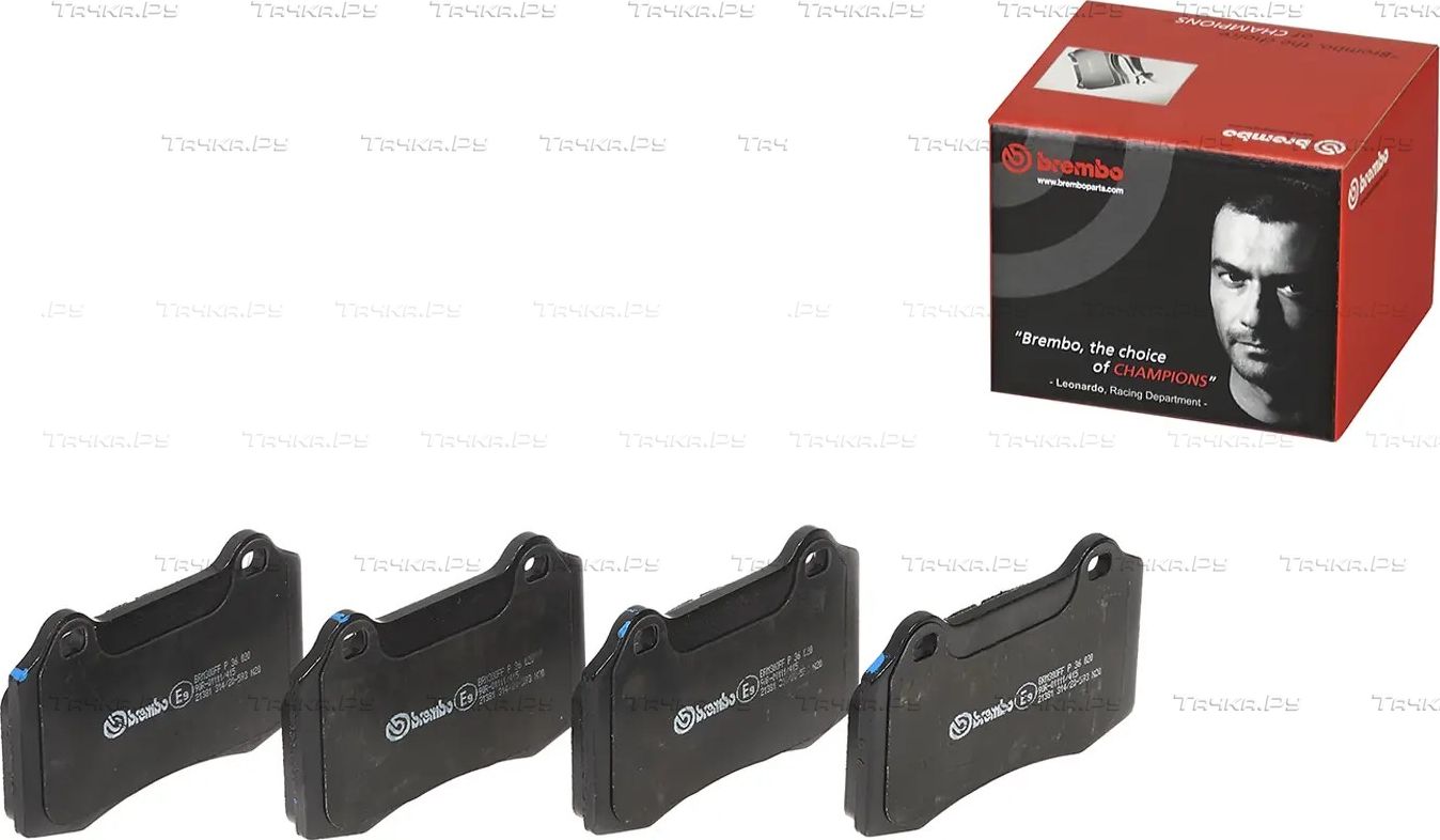 Тормозные колодки Brembo PRIME LINE передние для SEAT Ibiza II 2000-2002. Артикул P 36 020