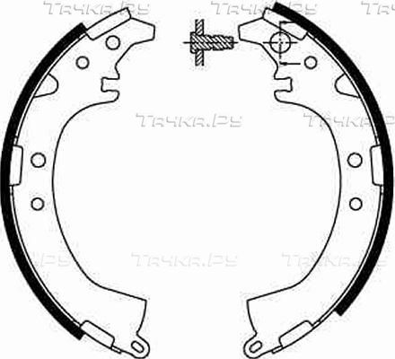 Тормозные колодки TRW задние для Toyota RAV4 I (XA10) 1994-2000. Артикул GS8672