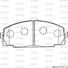 Тормозные колодки Advics. Артикул SN647