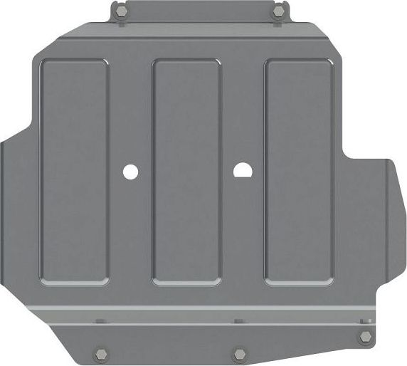 Защита алюминиевая Шериф (4 мм) для картера Nissan Navara 2015-2026. Артикул 15.3164