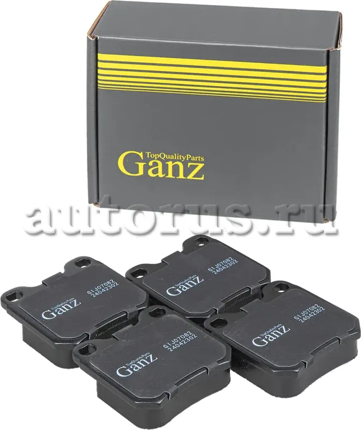 Колодки задние (Ganz). Артикул GIJ07082