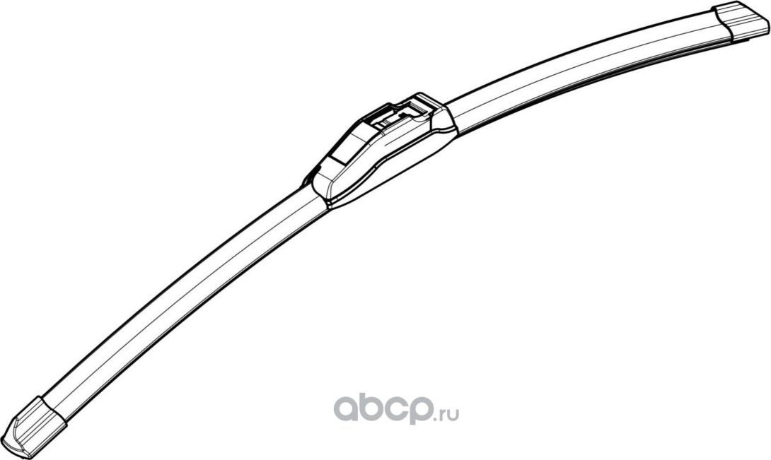 Щетка стеклоочистителя бескаркас PLUS 430мм (17) 1 адптр (Hook 9x3  9x4/Крючок 9x3  9x4) (AWBBN430) (Airline). Артикул awbbn430