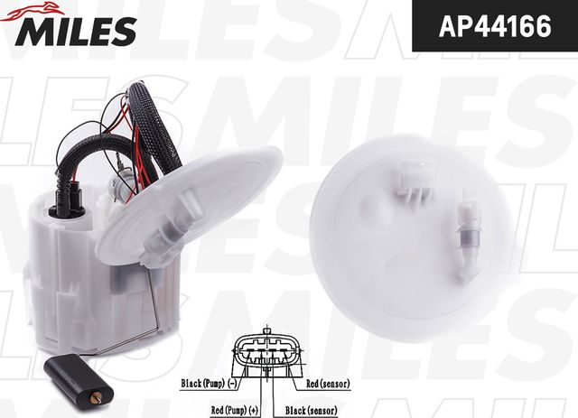 Бензонасос (топливный насос) (в сборе) Miles для Opel Astra H 2004-2013. Артикул AP44166