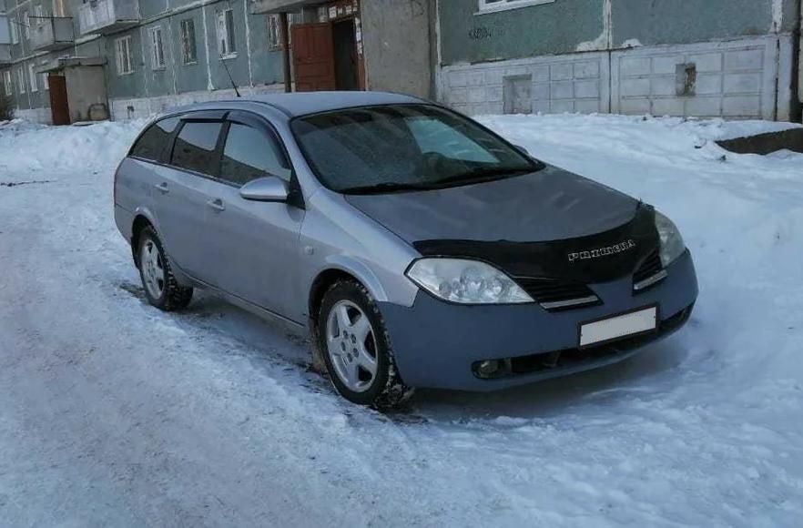 Дефлекторы Cobra Tuning для окон Nissan Primera P12 универсал 2002-2008. Артикул N13701