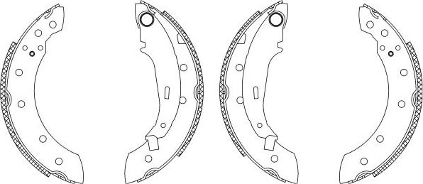 Тормозные колодки Mintex Shoe Kit. Артикул MSK155