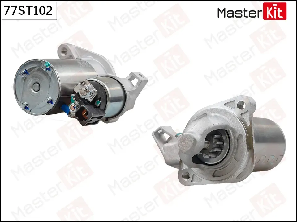Стартер HYUNDAI CRETA SOLARIS, KIA RIO 0.9кВт (Master KIT) Master KIT. Артикул 77ST102