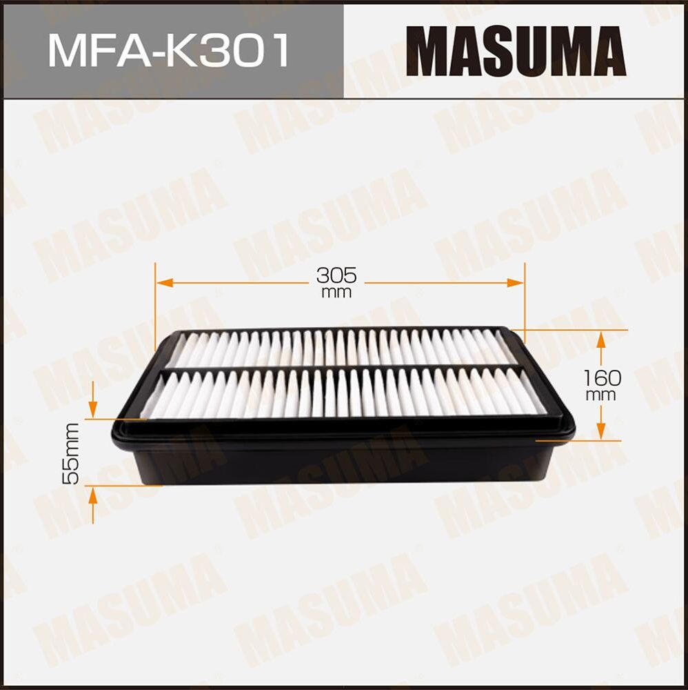 Воздушный фильтр Masuma. Артикул MFA-K301