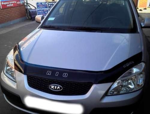 Дефлектор Vip-Tuning для капота Kia Rio II 2005-2011. Артикул KA03