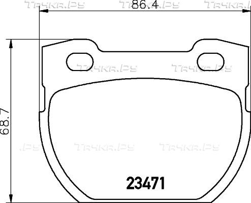 Тормозные колодки Mintex. Артикул MDB2579