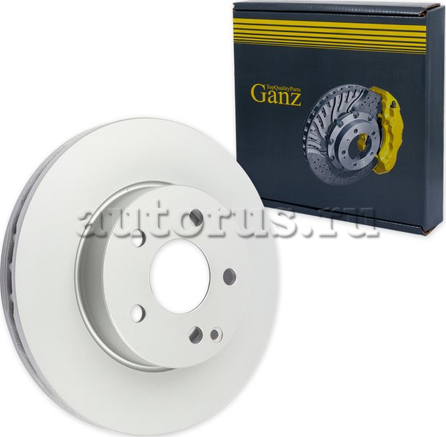 Диск тормозной передний с покрытием (Ganz). Артикул GIJ06103