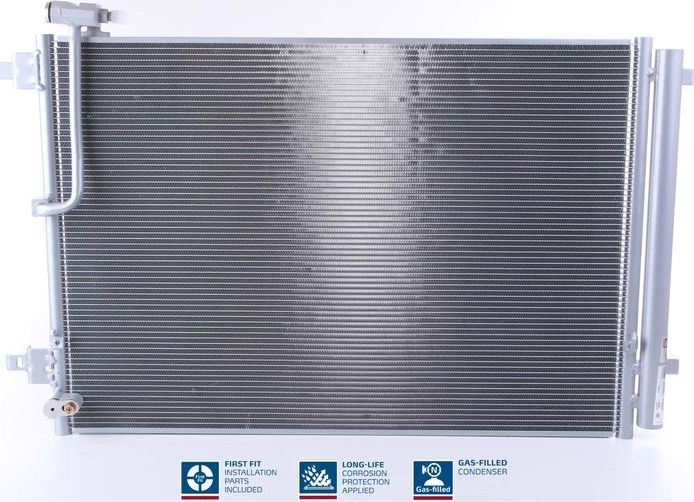 Радиатор кондиционера (конденсатор) Nissens (алюминий). Артикул 940452