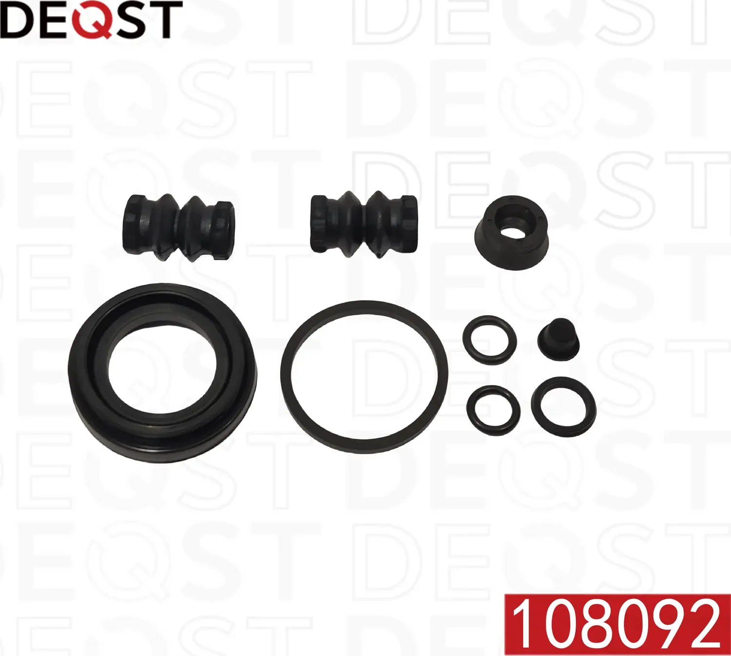 Ремкомплект тормозного суппорта заднего (для поршня O 41 mm  суппорт TRW/Lucas). AUDI A3 96-12 / A4  (Deqst). Артикул 108092