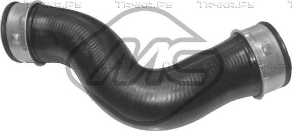 Патрубок интеркулера Metalcaucho правый для Skoda Superb II 2008-2015. Артикул 09779