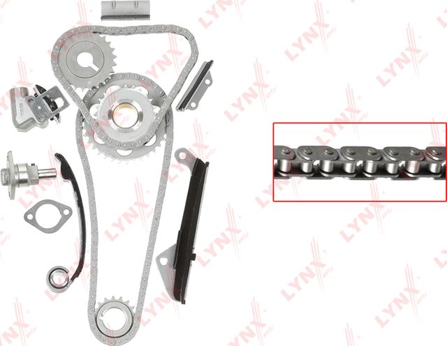 Цепь ГРМ LYNXauto для Nissan Serena C23 1993-2001. Артикул TK-0152