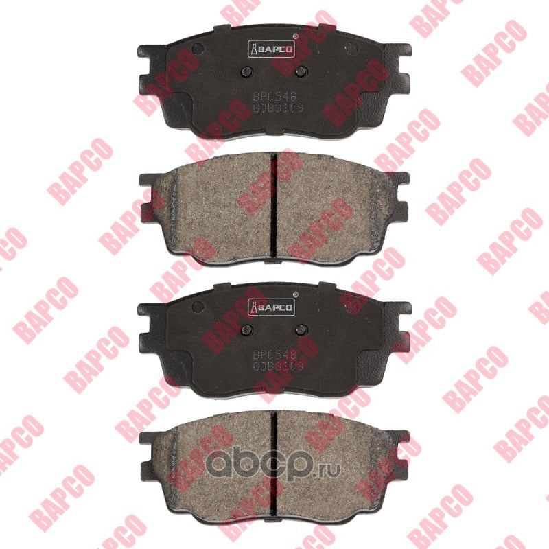 Колодки тормозные дисковые пер. MAZDA 6 Hatchback/Saloon (GG) 02-08 6 (Bapco) Bapco. Артикул BP0548