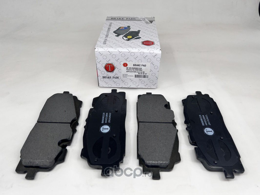 Колодки тормозные дисковые | перед | (Trassavto). Артикул HHD1894