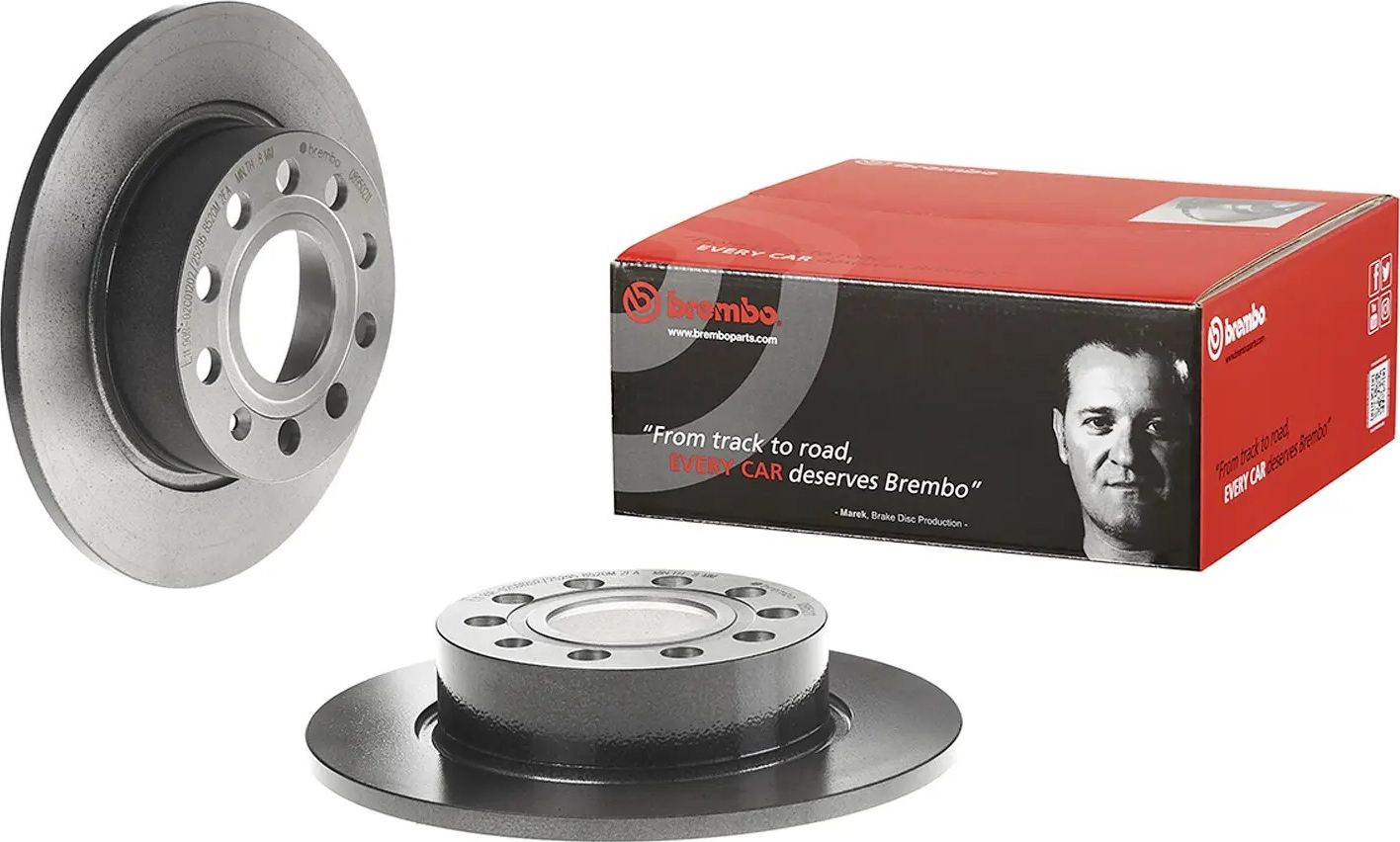 Тормозной диск Brembo PRIME LINE - UV Coated. Артикул 08.9502.11