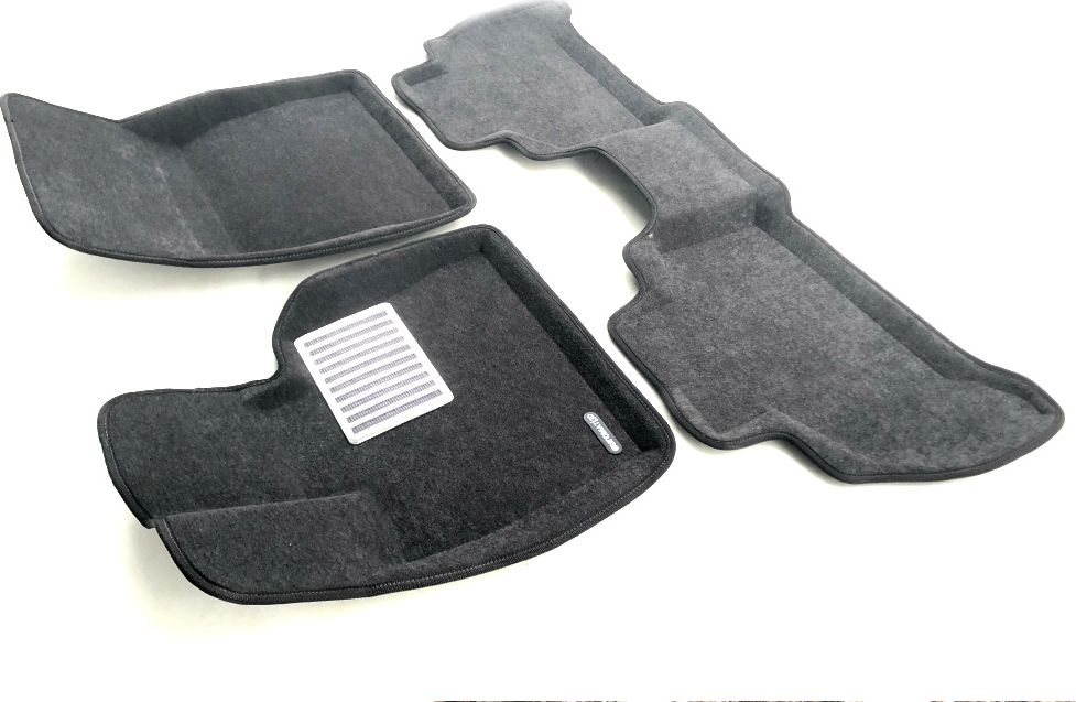 Коврики текстильные Euromat 3D Lux для салона BMW X6 G06 2019-2026 Темно-серые. Артикул EM3D-001214G