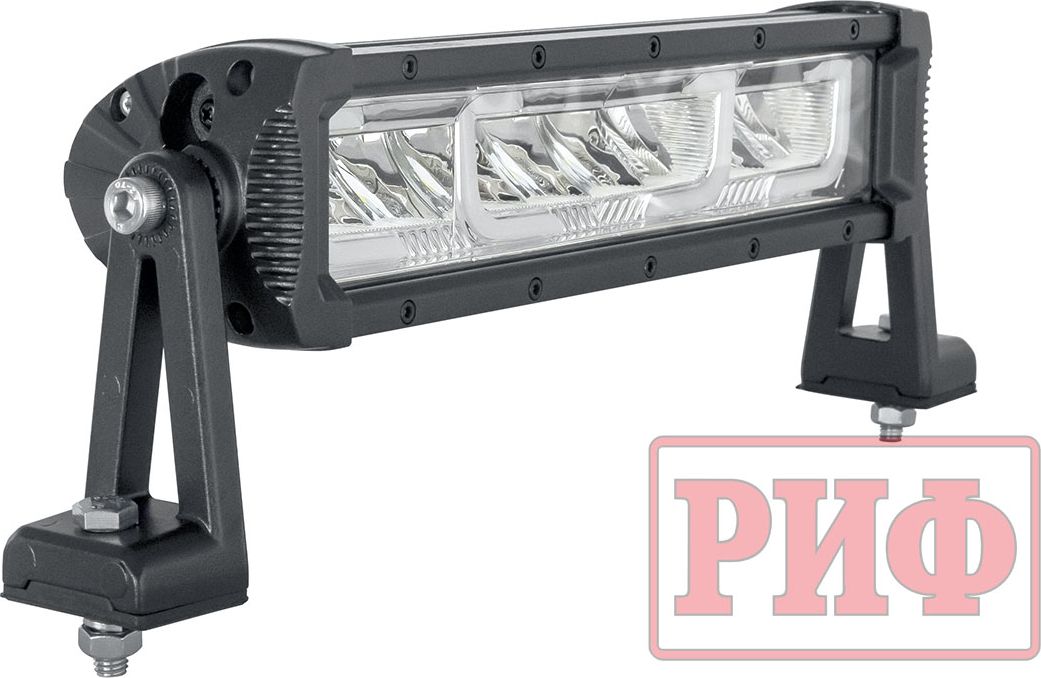 Фара светодиодная водительского света РИФ 307 мм 64W с дневными ходовыми огнями . Артикул E4202