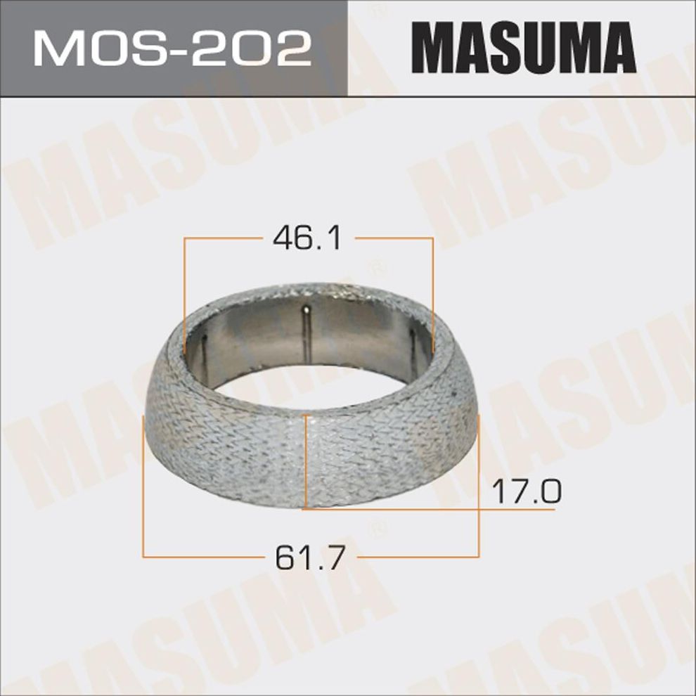 Прокладка глушителя Masuma. Артикул MOS-202