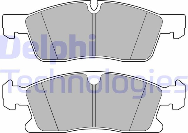 Тормозные колодки Delphi (Low-Metallic). Артикул LP3628