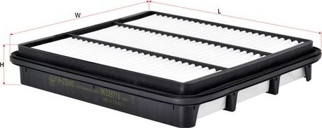 Воздушный фильтр Sakura. Артикул A-23300