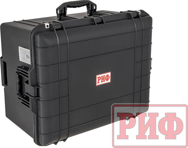 Кейс пластиковый защитный ударопрочный РИФ 676х525х378 мм IP67 на колесах с телескопической ручкой. Артикул WRT-78