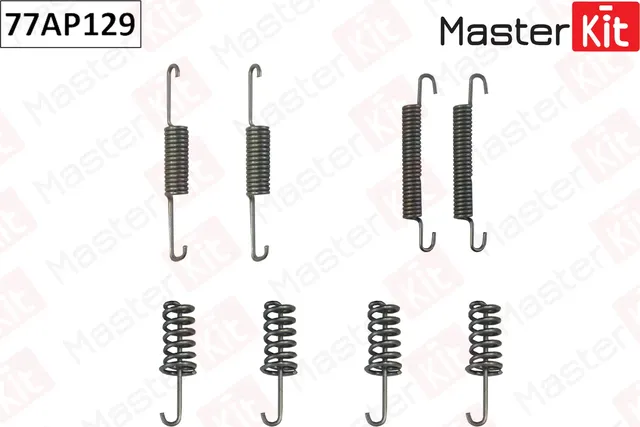 Комплект монтажный тормозных колодок (Master KIT). Артикул 77AP129