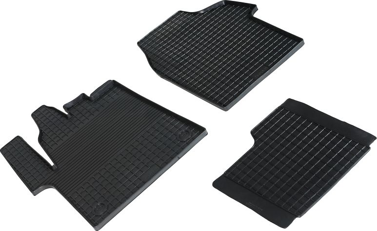 Коврики резиновые Seintex с узором сетка для салона Peugeot Expert 2018-2026. Артикул 89679