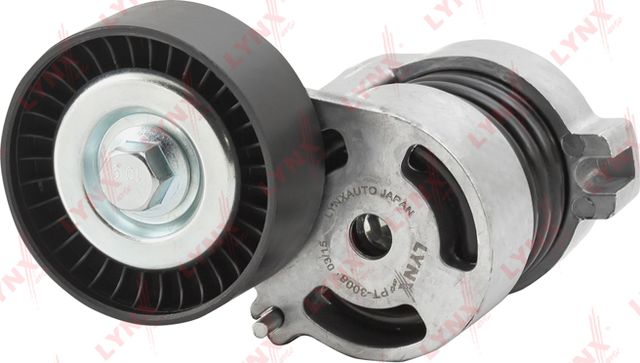 Натяжной ролик (натяжитель) приводного клинового зубчатого ремня LYNXauto. Артикул PT-3008