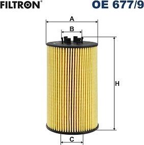 Масляный фильтр Filtron. Артикул OE 677/9