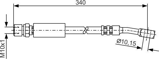Тормозной шланг Bosch. Артикул 1 987 476 691