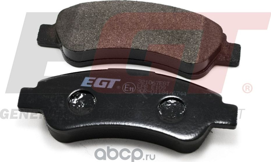 Brake Pads Rear = 2006-15 Citroen Jumper + 2006-15 Fiat Ducato + 2006-15 Peugeot (EGT). Артикул 321067EGT