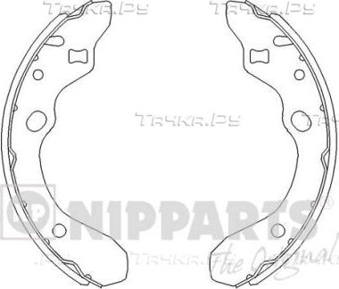 Тормозные колодки Nipparts. Артикул J3503036