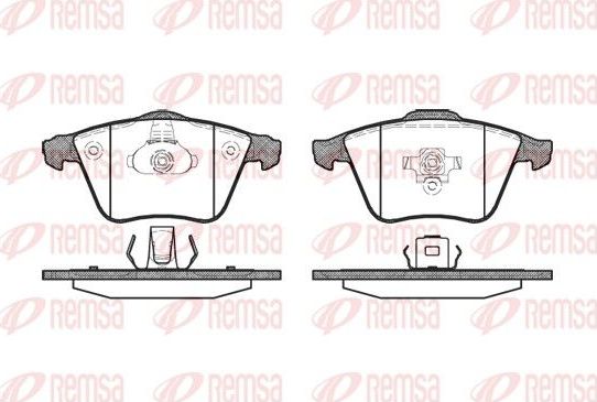 Тормозные колодки Remsa. Артикул 0964.20