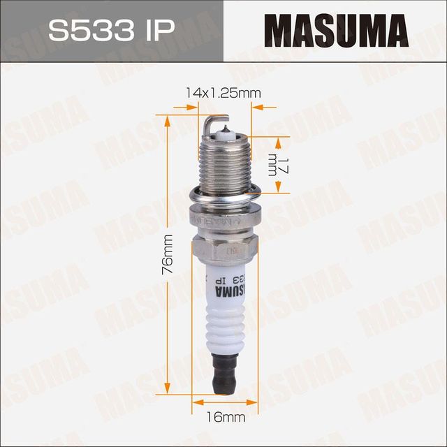 Свеча зажигания Masuma. Артикул S533IP