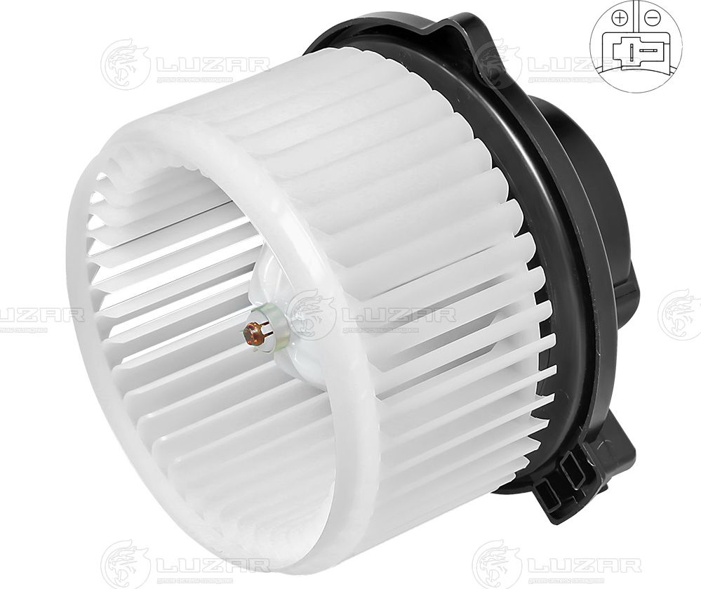 Вентилятор, мотор печки (отопителя) салона Luzar. Артикул LFh 19D0