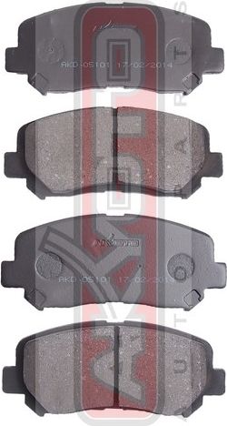 Тормозные колодки Akyoto Packing AKYOTO. Артикул AKD-05101