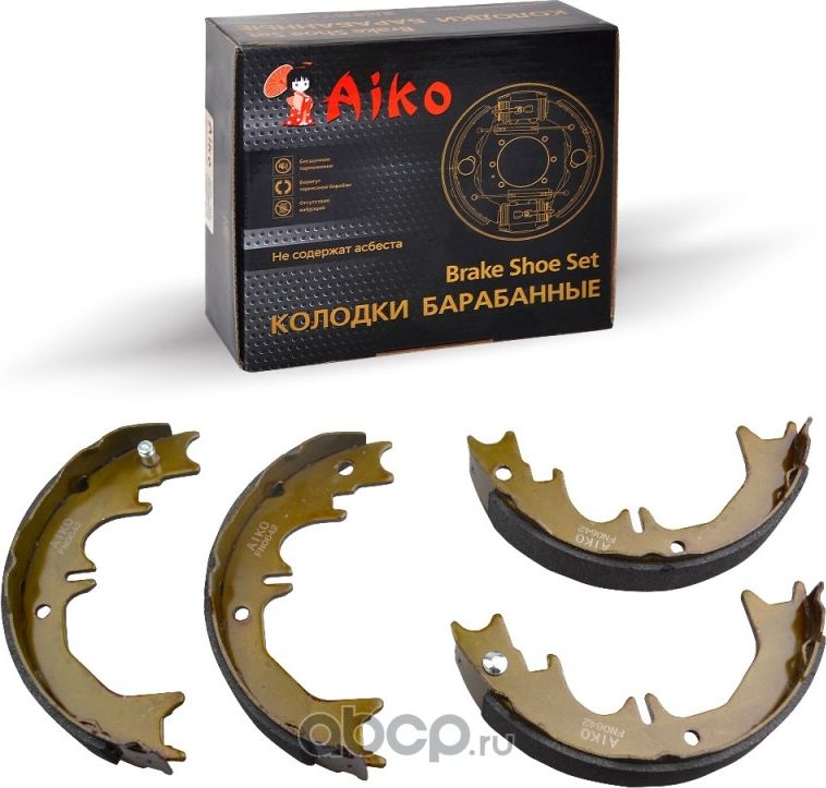 Колодки ручника TOYOTA LC 90/ LC 120 / LEXUS GX470 (1990-) комплект (Aiko). Артикул FN0642
